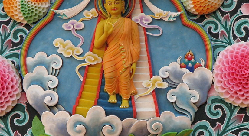 Tibetan Buddhist Celebration Of Lhabab Duchen