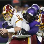 Tragic sack Redskins look awful again in prime time, this time in damages to Vikings