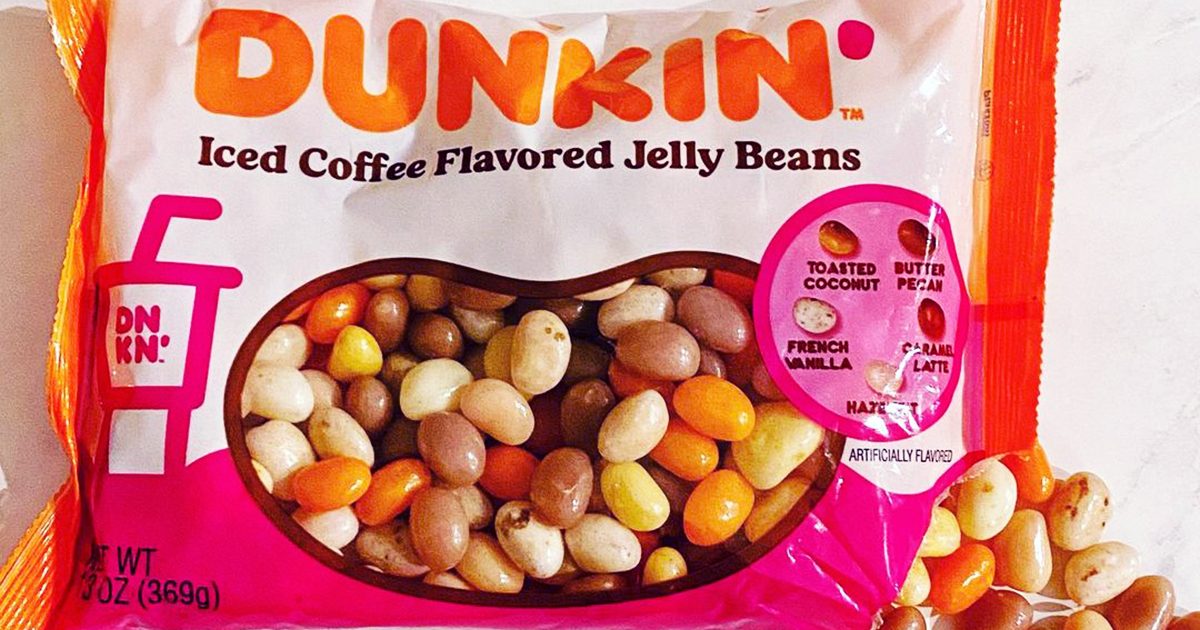 Dunkin' debuts new iced coffee flavored jelly beans, includes the