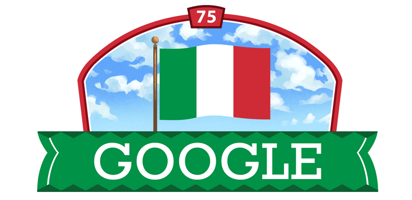 Google doodle celebrates Italy’s 75th Republic Day