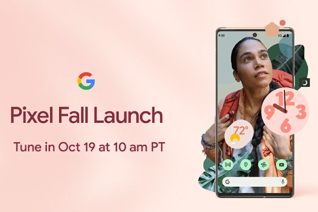 Google declares its Pixel 6 launch event on October 19