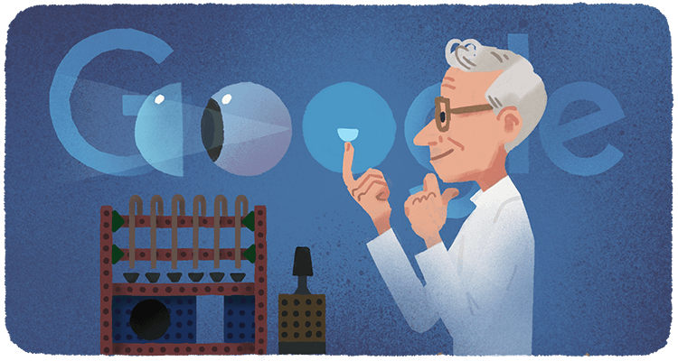 Otto Wichterle: Google doodle celebrates 108th birthday of chemist who invented the contact lens