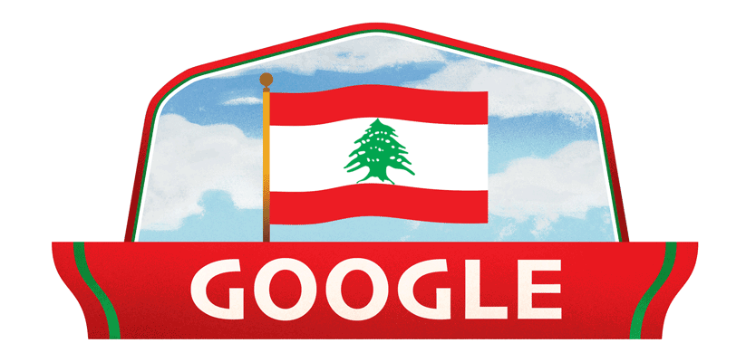 Google doodle celebrates Lebanon’s Independence Day