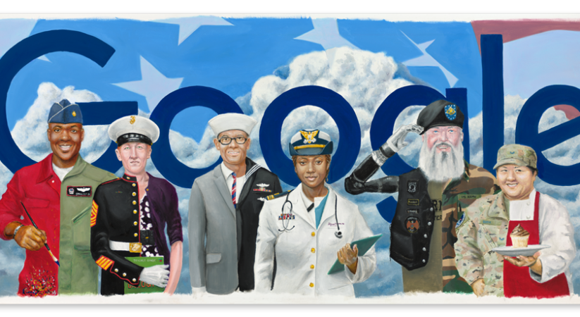 Google celebrates Veterans’ Day with doodle