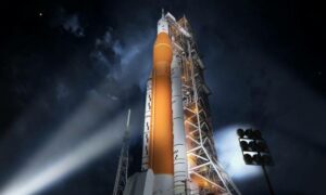NASA is developing the SLS megarockets for crewed moon missions