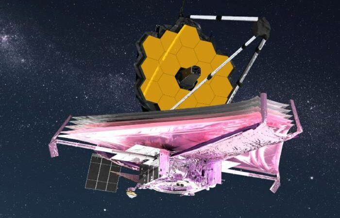 In space, the Webb telescope successfully unfurls its tennis court-size sunshield