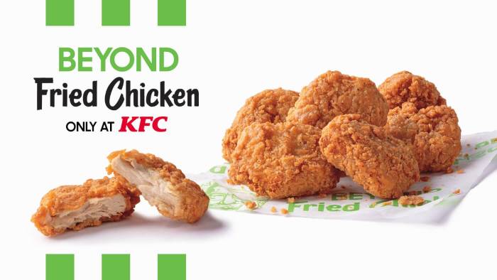 KFC will roll out Beyond Meat’s plant-based fried chicken to menus across the country