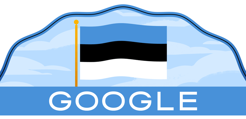 Google doodle celebrates Estonia’s Independence Day