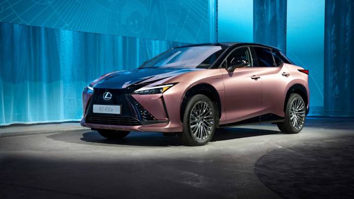 Lexus has officially unveiled the RZ 450e, an all-electric SUV