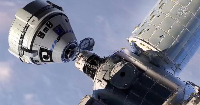 For the first time, Boeing’s Starliner spacecraft docks with the International Space Station