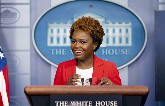 Karine Jean-Pierre is named first black press secretary in the White House