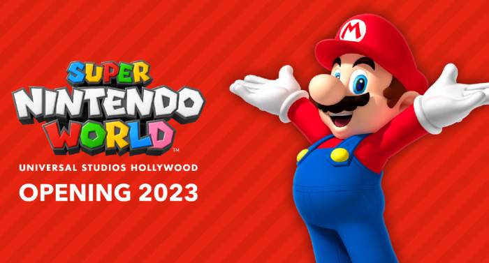 Super Nintendo World will open at Universal Studios Hollywood in early 2023