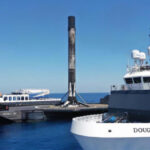 SpaceX lands a rocket on a ship at sea after launching 46 Starlink satellites