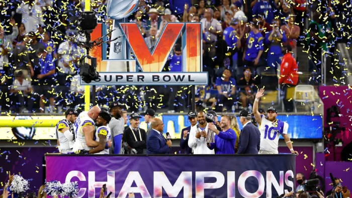 Los Angeles Rams’ get Super Bowl LVI championship rings in the SoFi Stadium-style