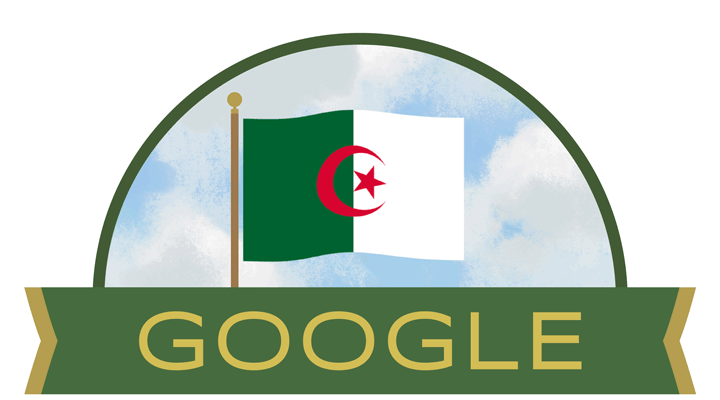 Google doodle celebrates Algerian Independence Day