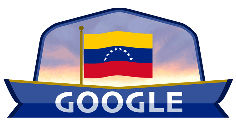 Google doodle celebrates Venezuela Independence Day