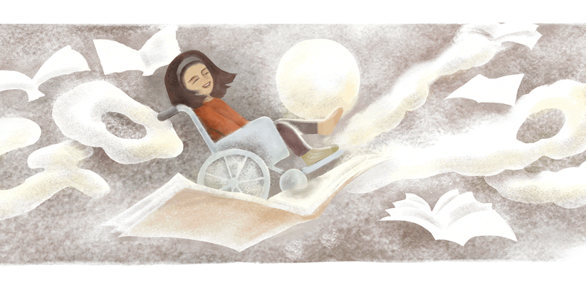 Gabriela Brimmer : Google doodle celebrates 75th birthday of Mexican-Jewish writer and disability rights activist