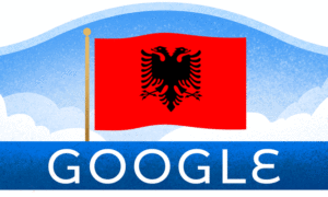 Google doodle celebrates Albania Independence Day