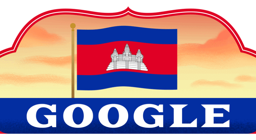 Google doodle celebrates Cambodia’s 69th Independence Day