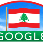 Google doodle celebrates Independence Day in Lebanon