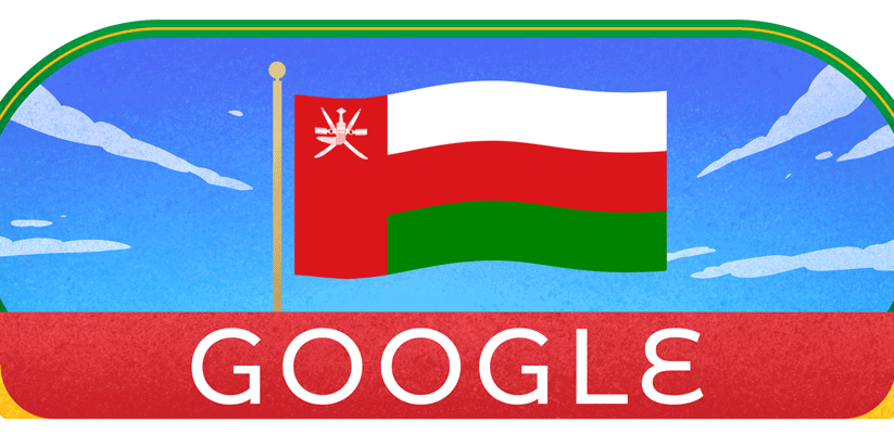 Google doodle celebrates Oman National Day