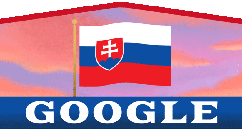 Google doodle celebrates Freedom and Democracy Day in Slovakia