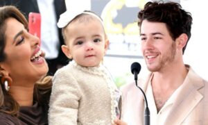 Malti Marie, the daughter of Priyanka Chopra, makes her first debut in public at the Hollywood Walk of Fame ceremony for her father Nick Jonas