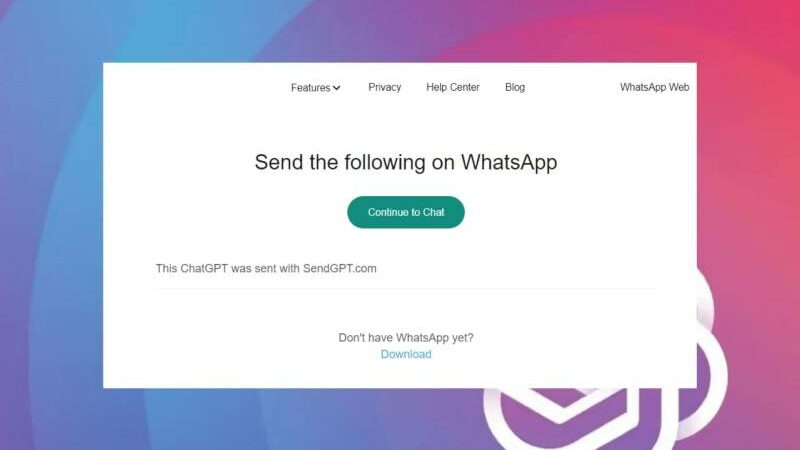 Want to link WhatsApp with ChatGPT? Here’s how to do it