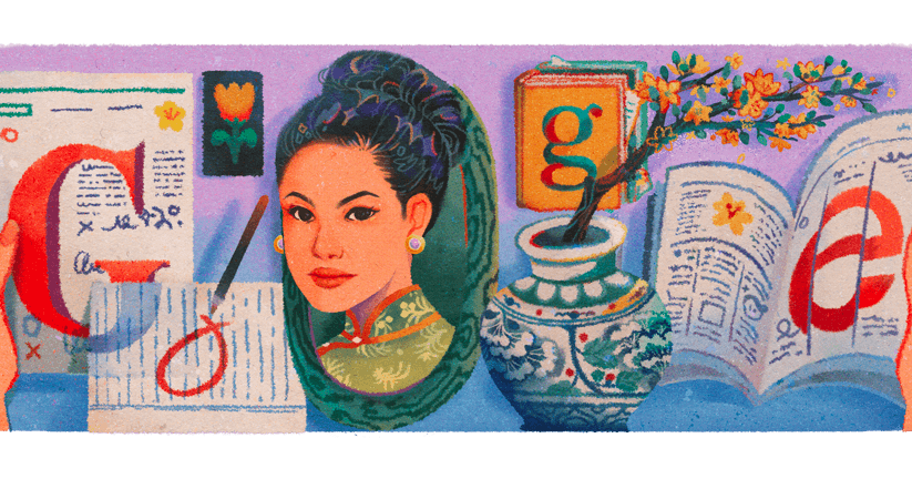Google doodle honors ‘Sương Nguyệt Anh’, the first female newspaper editor in Vietnam