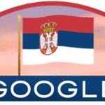 Google doodle celebrates Serbia National Day