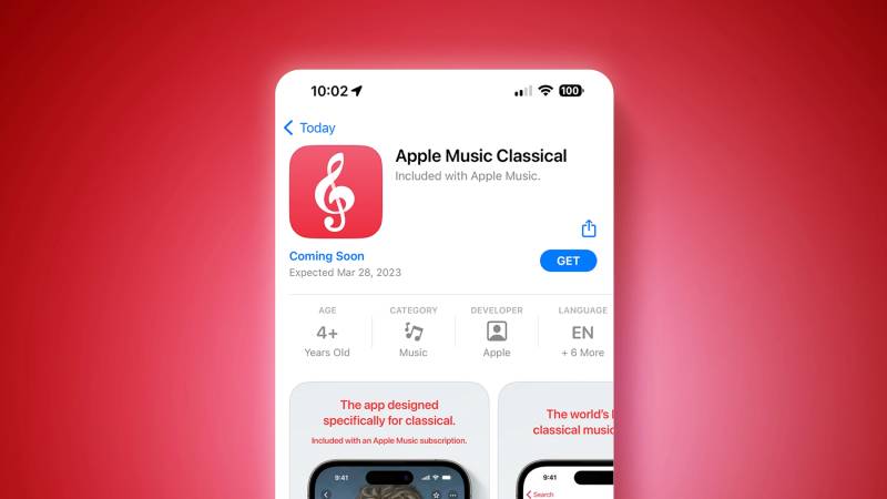 On March 28, Apple will release a new ‘classical music app’