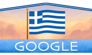 Google doodle celebrates the Greece’s Independence Day