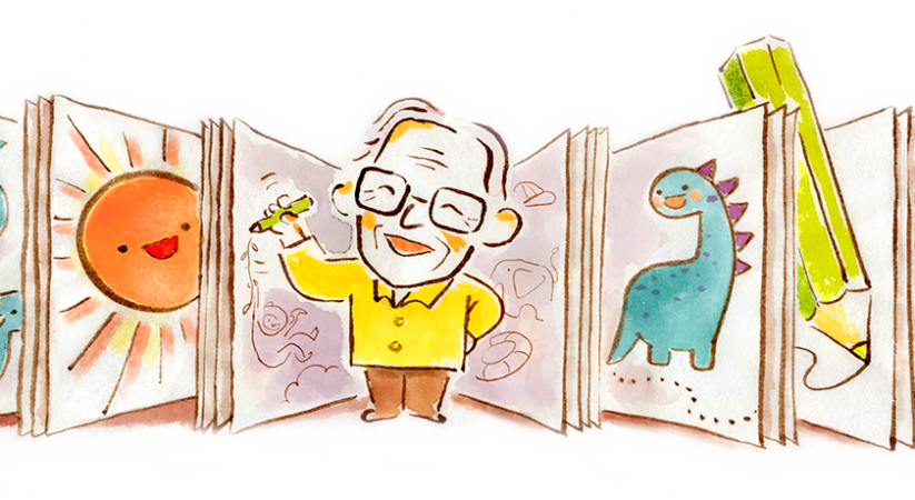 Google doodle celebrates the 97th birthday of ‘Satoshi Kako’ Japanese author and illustrator of children’s books
