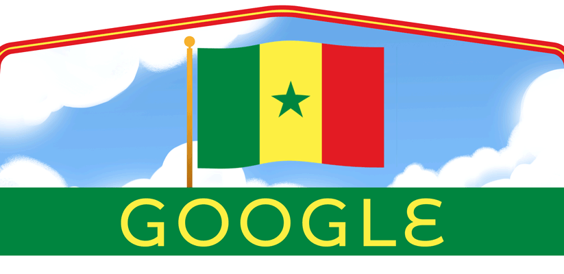 Google doodle celebrates Senegal Independence Day