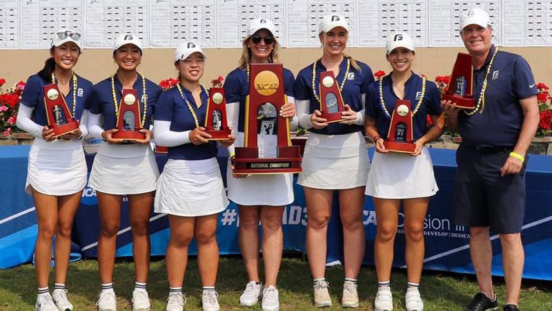 The NCAA D3 women’s golf national championship is won by George Fox