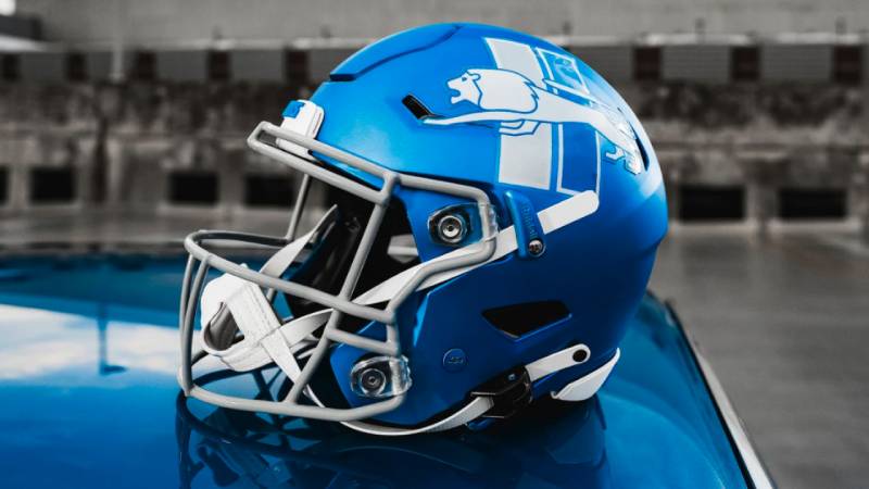 Detroit Lions introduce a new backup helmet for the 2023 campaign
