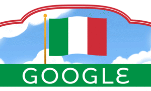 Google doodle celebrates the Italian Republic Day