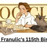 Lenka Franulic: Google doodle celebrates the 115th Birthday of 1st Chilean woman to be formally recognised as a journalist
