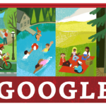 Google doodle celebrates the Canada Day 2023