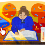 Google doodle celebrates the 204th birthday of American scientist and women’s rights activist ‘Eunice Newton Foote’