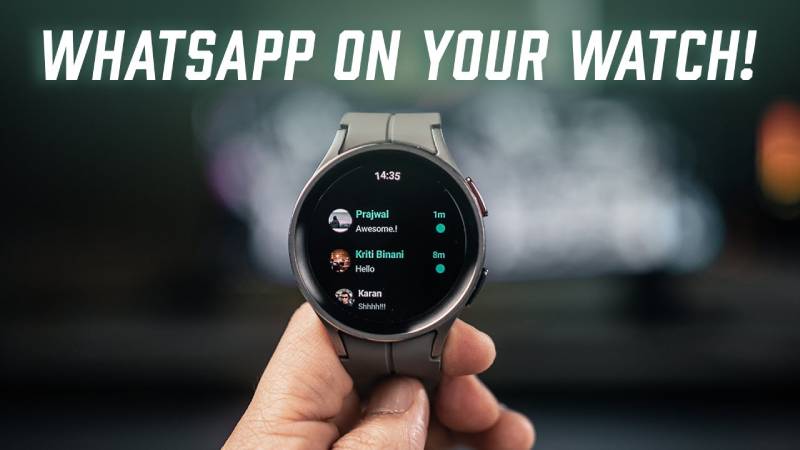 WhatsApp is now officially available for Wear OS 3 smartwatches