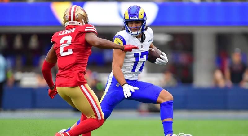 Puka Nacua of Rams sets an NFL record by making 25 receptions in his first two games