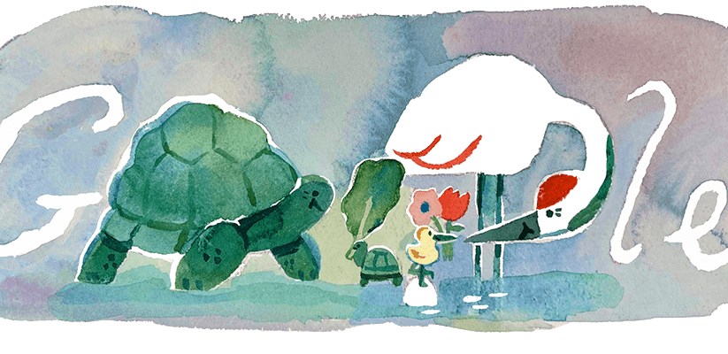 Google doodle celebrates the Respect for the Aged Day