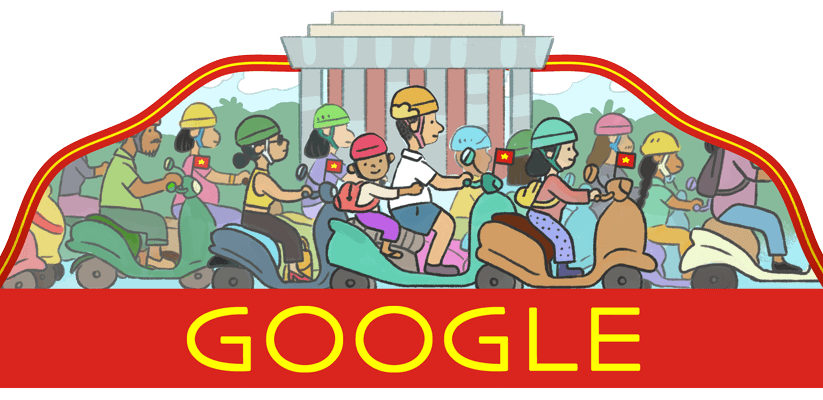 Google doodle celebrates the Vietnam’s National Day