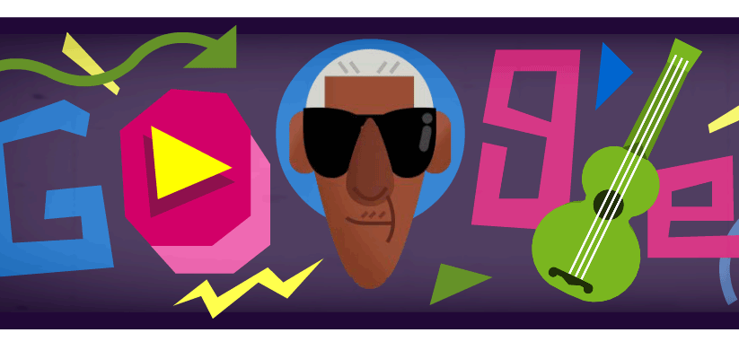 Google doodle celebrates the 115th Birthday of Cartola, a Brazilian composer, poet, and singer