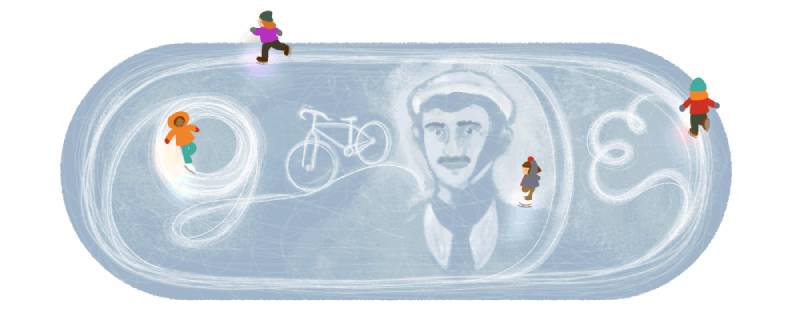 Google doodle celebrates the 150th birthday of Dutch athlete ‘Jaap Eden’