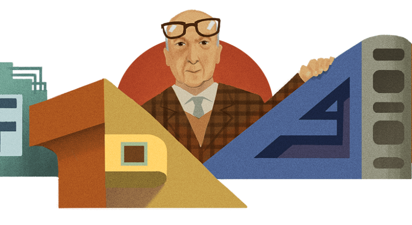 Google doodle honors Clorindo Testa, a Pioneer of Modern Architecture in Latin America