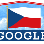 Google doodle celebrates the Freedom and Democracy Day in the Czech Republic