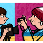 Google doodle celebrates the Belgian-born French photographer,director, and artist Agnès Varda