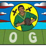 Google doodle honors the Indigenous Australian rugby league captain and coach Arthur Beetson